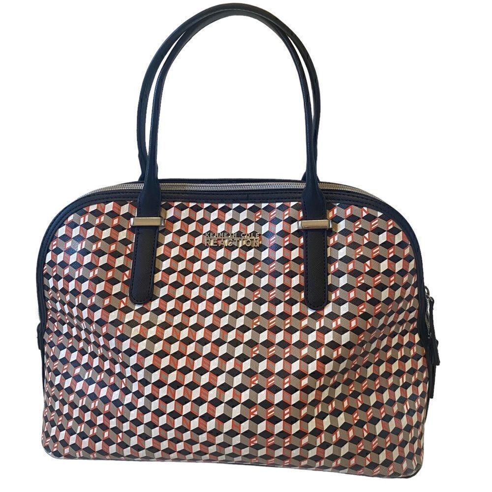 Kenneth Cole Reaction Geometric Print Satchel.